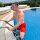 Brachial Badehose "Wave" orange